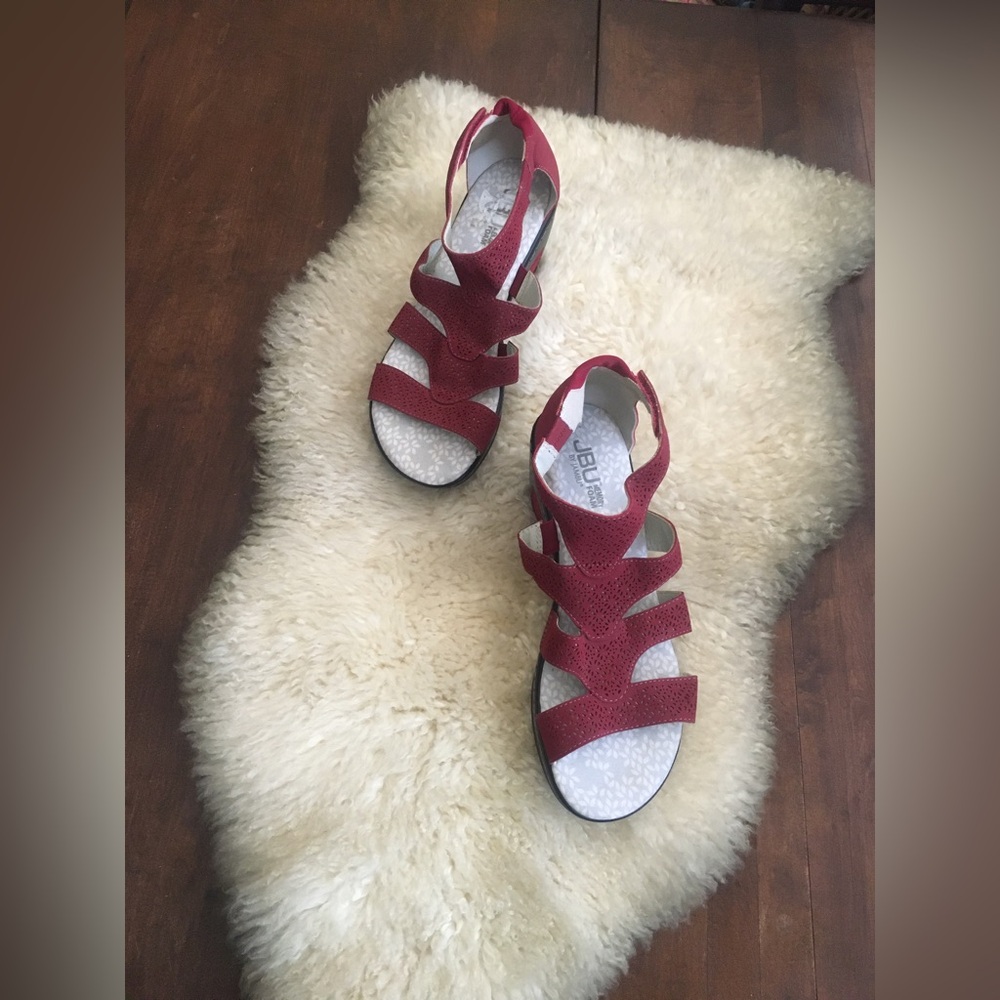 Jbu By Jambu - New Pink Memory Foam Heeled Sandal… - image 5